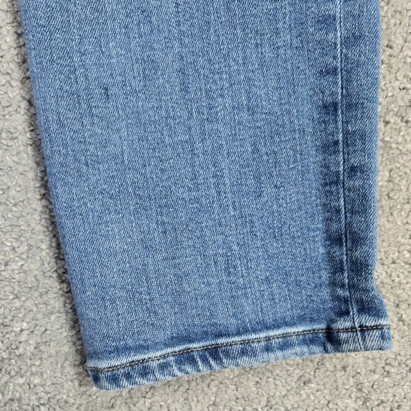 Good American Good Classic Crossover Waist Straight Leg Jeans GCCOWB014TP - Picture 9 of 9